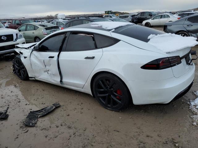 5YJSA1E62PF514632 - 2023 TESLA MODEL S WHITE photo 2