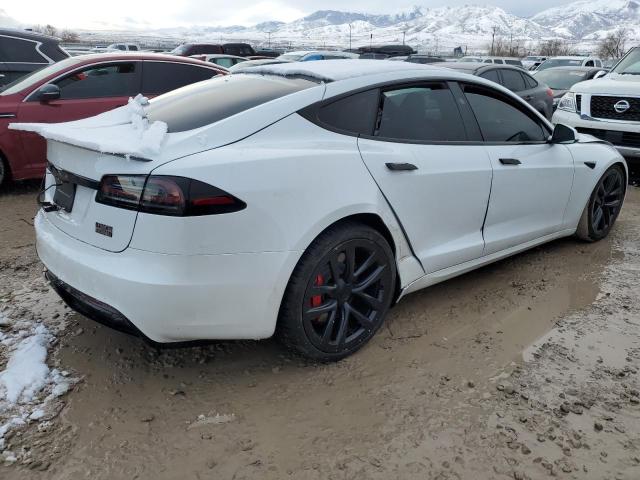 5YJSA1E62PF514632 - 2023 TESLA MODEL S WHITE photo 3