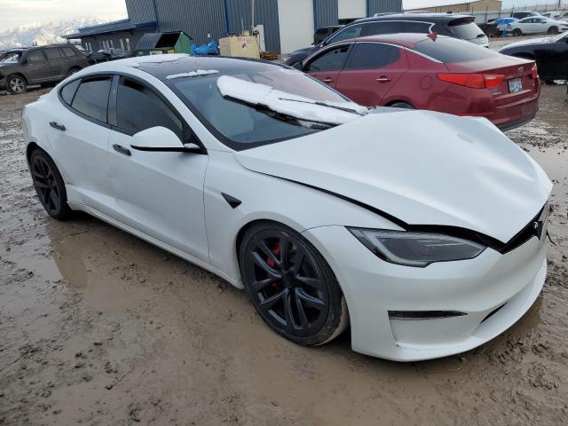 5YJSA1E62PF514632 - 2023 TESLA MODEL S თეთრი ფოტო 4
