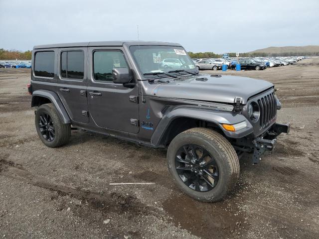 1C4JJXP61MW674875 - 2021 JEEP WRANGLER U SAHARA 4XE GRAY photo 4