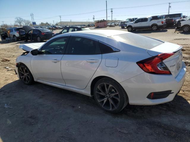 2HGFC2F83MH558812 - 2021 HONDA CIVIC SPORT WHITE photo 2