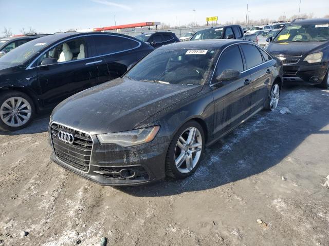 WAUHGAFC1EN050984 - 2014 AUDI A6 PRESTIGE შავი ფოტო 1
