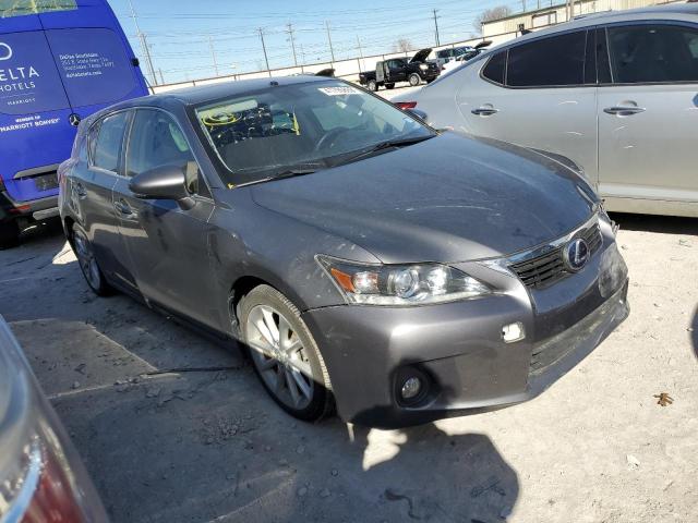 JTHKD5BH9D2151280 - 2013 LEXUS CT 200 GRAY photo 4