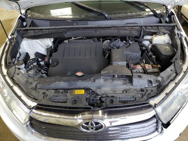 5TDKKRFH2GS144872 - 2016 TOYOTA HIGHLANDER XLE თეთრი ფოტო 12