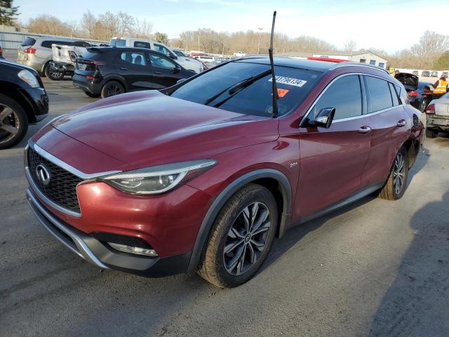 SJKCH5CR7JA059911 - 2018 INFINITI QX30 BASE RED photo 1