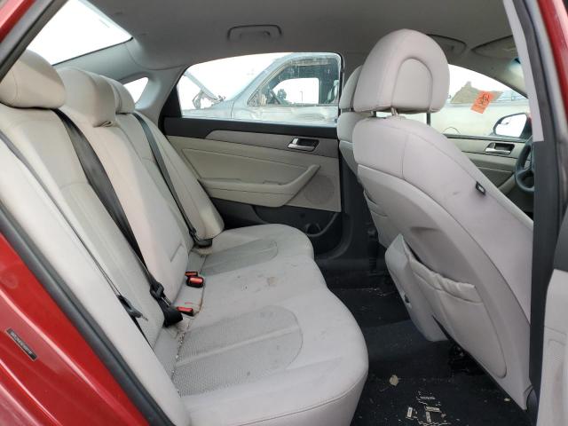 5NPE24AF6FH001191 - 2015 HYUNDAI SONATA SE RED photo 10