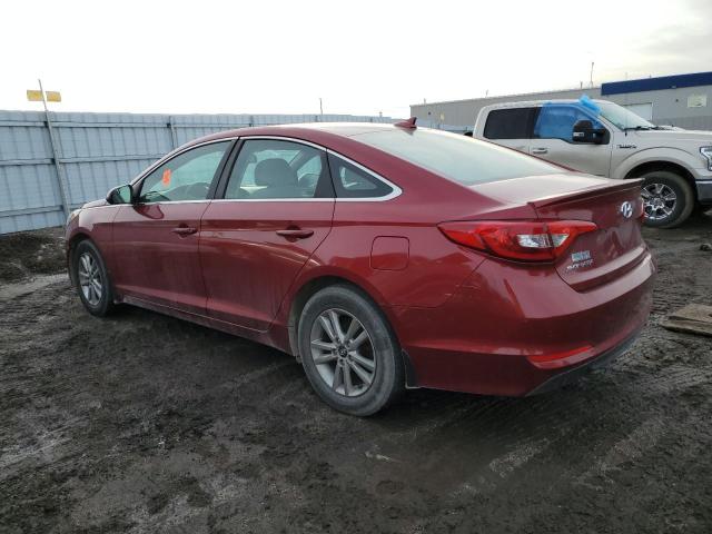 5NPE24AF6FH001191 - 2015 HYUNDAI SONATA SE RED photo 2