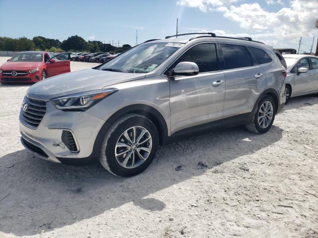 KM8SM4HF2HU242642 - 2017 HYUNDAI SANTA FE SE SILVER photo 1