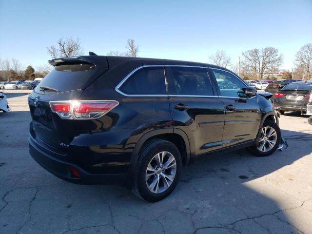 5TDBKRFH7FS213392 - 2015 TOYOTA HIGHLANDER LE BLACK photo 3