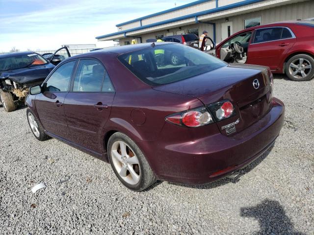 1YVHP80C675M51223 - 2007 MAZDA 6 I BURGUNDY photo 2