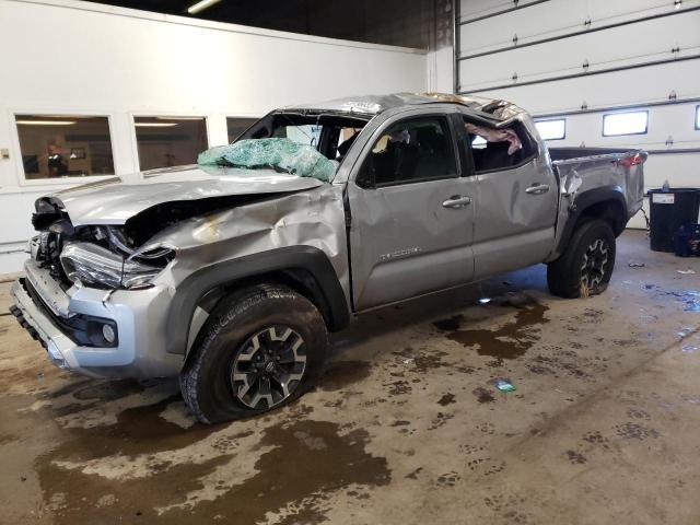 5TFCZ5AN5MX275760 - 2021 TOYOTA TACOMA DOU SILVER photo 1