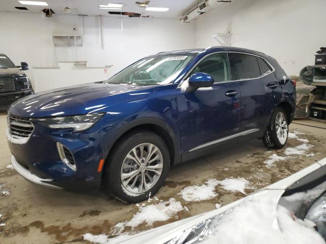 LRBAZLR42ND163135 - 2022 BUICK ENVISION PREFERRED BLUE photo 1