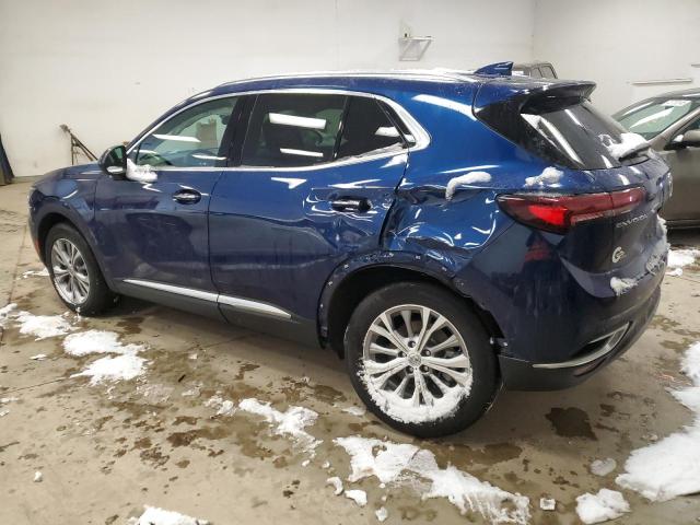 LRBAZLR42ND163135 - 2022 BUICK ENVISION PREFERRED BLUE photo 2
