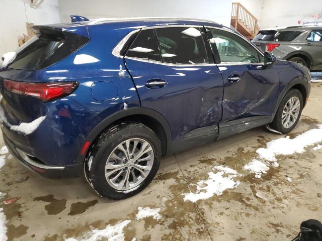 LRBAZLR42ND163135 - 2022 BUICK ENVISION PREFERRED BLUE photo 3