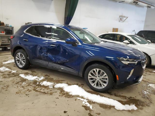 LRBAZLR42ND163135 - 2022 BUICK ENVISION PREFERRED BLUE photo 4