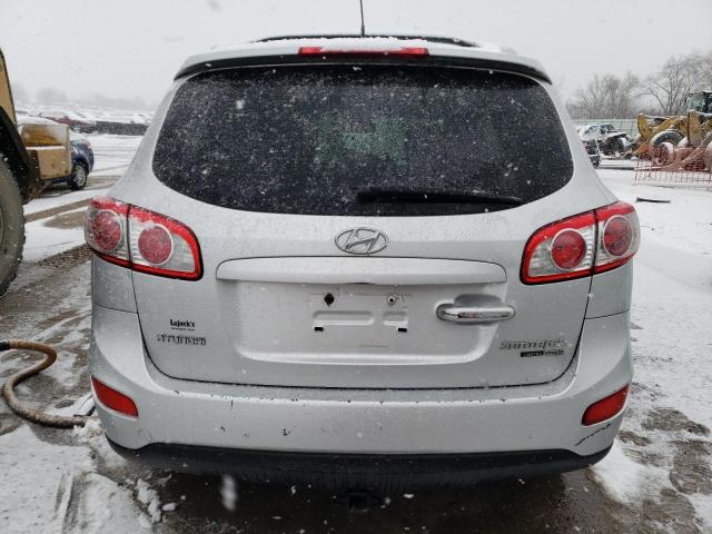 5XYZKDAG4BG075804 - 2011 HYUNDAI SANTA FE LIMITED SILVER photo 6