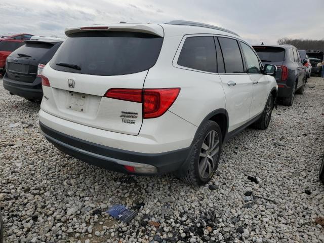 5FNYF6H98JB042765 - 2018 HONDA PILOT TOURING WHITE photo 3