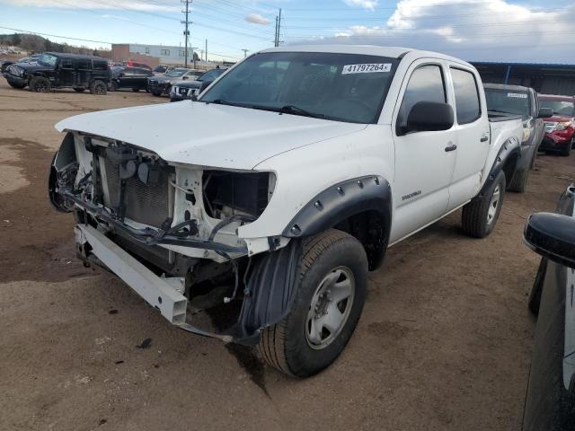5TEJU62N55Z101546 - 2005 TOYOTA TACOMA DOUBLE CAB PRERUNNER WHITE photo 1