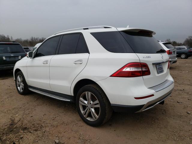 4JGDA5HB1FA553305 - 2015 MERCEDES-BENZ ML 350 4MATIC WHITE photo 2