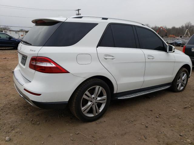 4JGDA5HB1FA553305 - 2015 MERCEDES-BENZ ML 350 4MATIC WHITE photo 3
