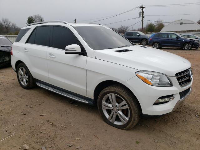 4JGDA5HB1FA553305 - 2015 MERCEDES-BENZ ML 350 4MATIC WHITE photo 4