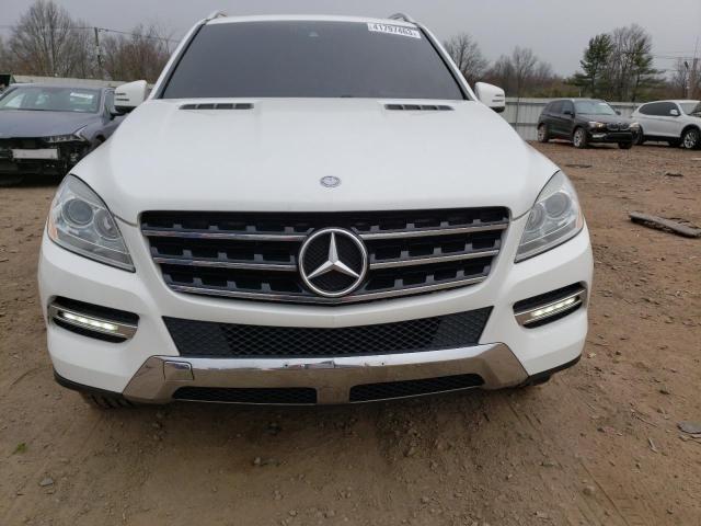 4JGDA5HB1FA553305 - 2015 MERCEDES-BENZ ML 350 4MATIC WHITE photo 5