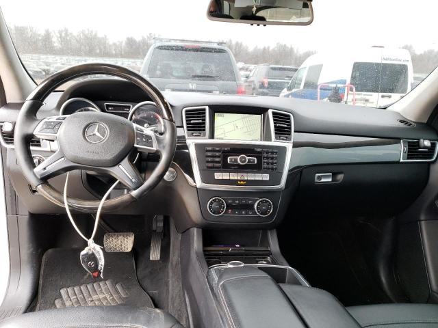 4JGDA5HB1FA553305 - 2015 MERCEDES-BENZ ML 350 4MATIC WHITE photo 8