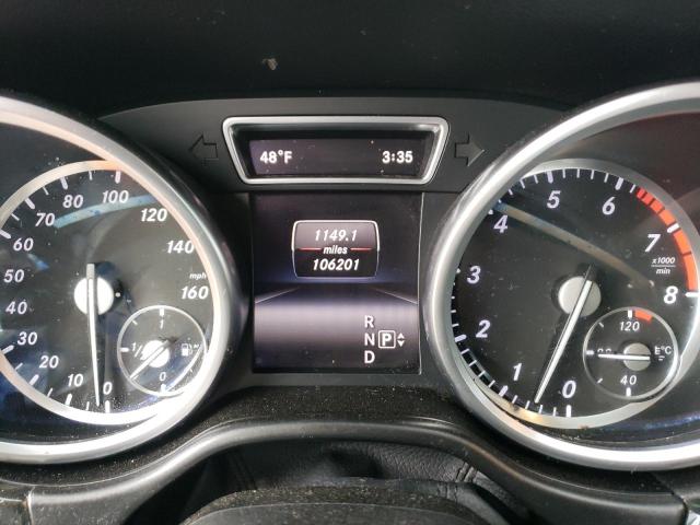 4JGDA5HB1FA553305 - 2015 MERCEDES-BENZ ML 350 4MATIC WHITE photo 9