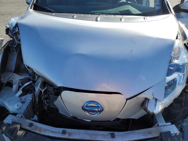 1N4AZ0CP9DC425195 - 2013 NISSAN LEAF S SILVER photo 11