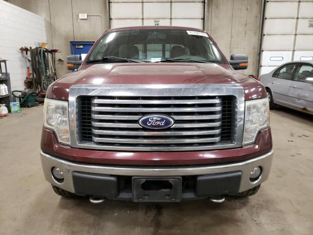 1FTFW1EV7AFA26791 - 2010 FORD F150 SUPERCREW BURGUNDY photo 5