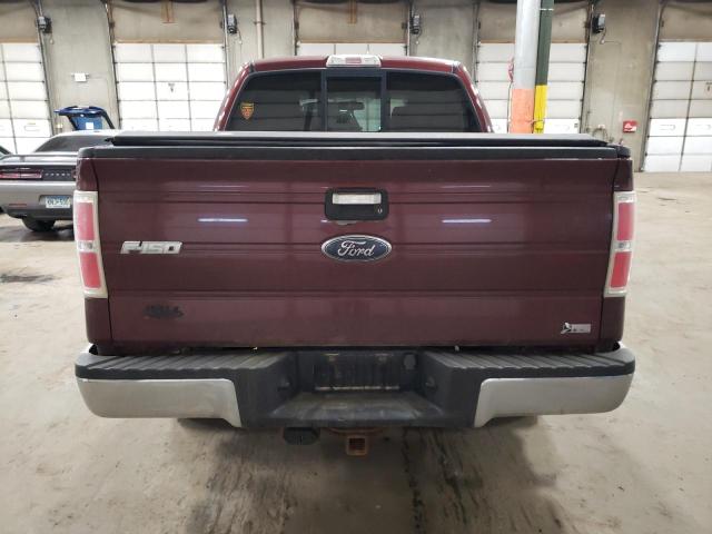 1FTFW1EV7AFA26791 - 2010 FORD F150 SUPERCREW BURGUNDY photo 6