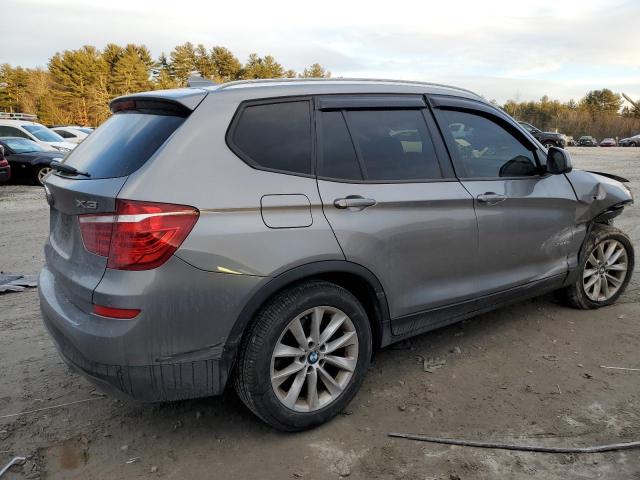 5UXWX9C55F0D52891 - 2015 BMW X3 XDRIVE28I GRAY photo 3