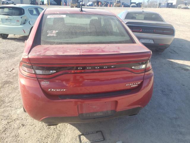 1C3CDFBH1DD142478 - 2013 DODGE DART SXT RED photo 6