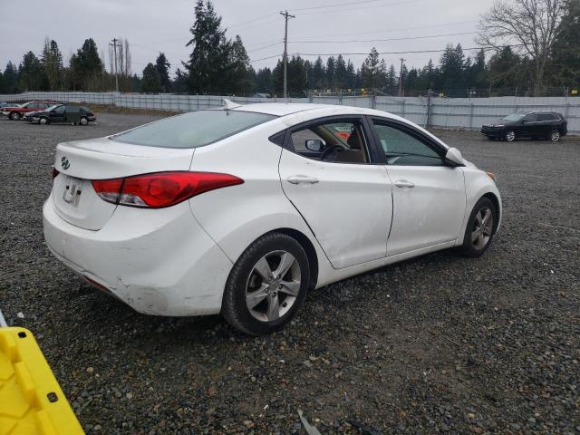 5NPDH4AE9DH256318 - 2013 HYUNDAI ELANTRA GLS WHITE photo 3