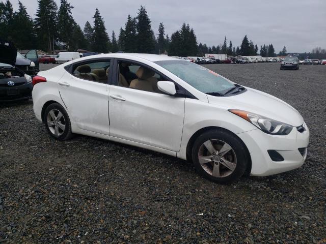 5NPDH4AE9DH256318 - 2013 HYUNDAI ELANTRA GLS WHITE photo 4