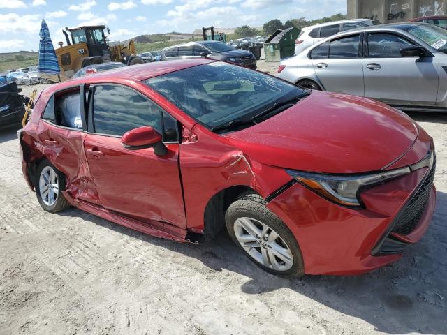 JTND4MBE2M3121618 - 2021 TOYOTA COROLLA SE RED photo 4