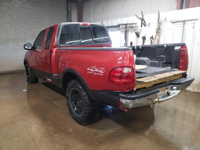 2FTRX08L3YCA22225 - 2000 FORD F150 RED photo 2