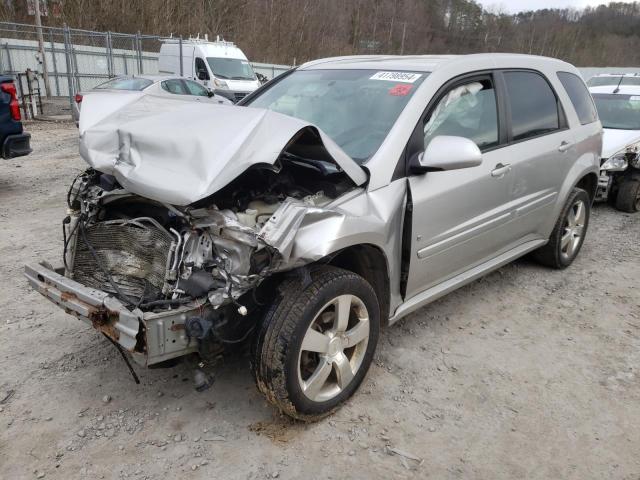 2CNDL037586337361 - 2008 CHEVROLET EQUINOX SPORT SILVER photo 1