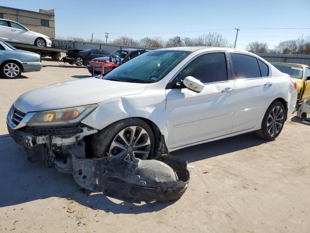 1HGCR2F5XEA044964 - 2014 HONDA ACCORD SPORT WHITE photo 1