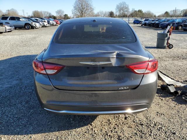 1C3CCCABXFN705040 - 2015 CHRYSLER 200 LIMITED CHARCOAL photo 6