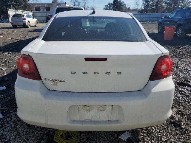 1C3CDZAG4DN772595 - 2013 DODGE AVENGER SE WHITE photo 6