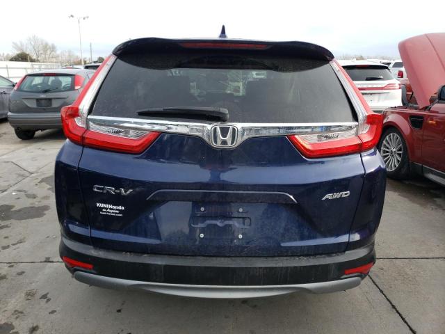 5J6RW2H87KA008258 - 2019 HONDA CR-V EXL BLUE photo 6