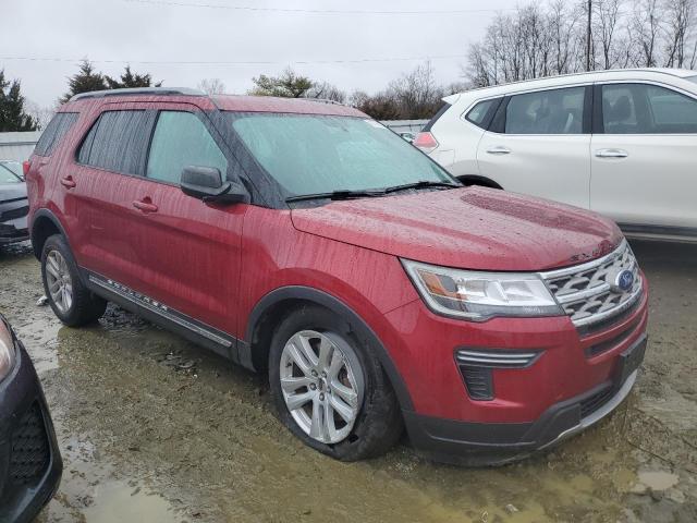 1FM5K8D85JGA50203 - 2018 FORD EXPLORER XLT RED photo 4