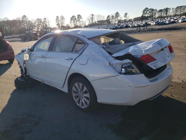 1HGCR2F72DA248996 - 2013 HONDA ACCORD EX WHITE photo 2