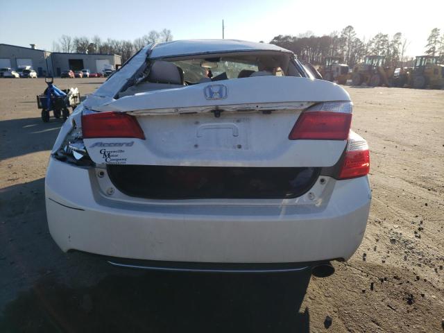 1HGCR2F72DA248996 - 2013 HONDA ACCORD EX WHITE photo 6