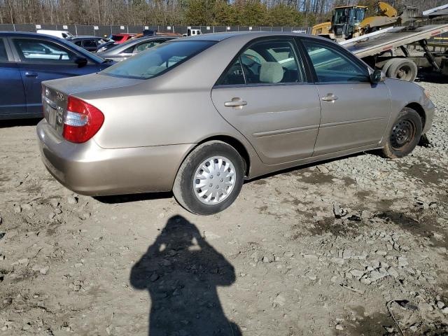 4T1BE32K32U629690 - 2002 TOYOTA CAMRY LE BEIGE photo 3