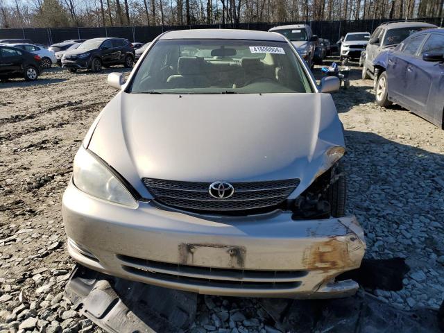 4T1BE32K32U629690 - 2002 TOYOTA CAMRY LE BEIGE photo 5