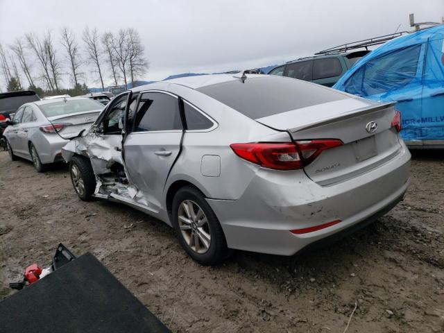 5NPE24AF9FH187924 - 2015 HYUNDAI SONATA SE SILVER photo 2