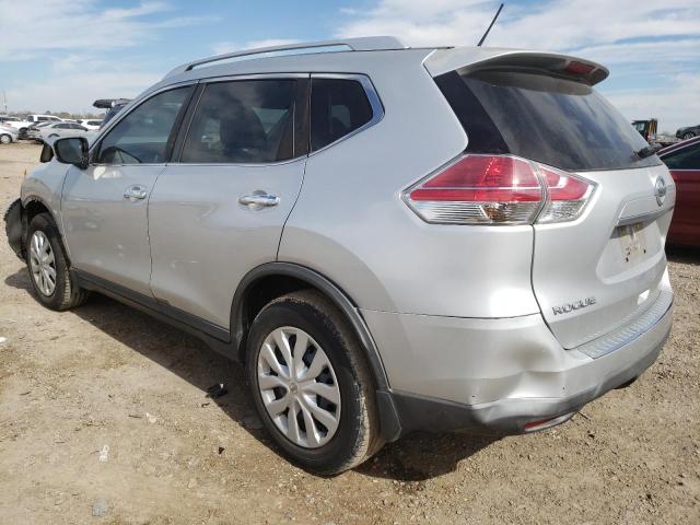 KNMAT2MTXGP709452 - 2016 NISSAN ROGUE S SILVER photo 2