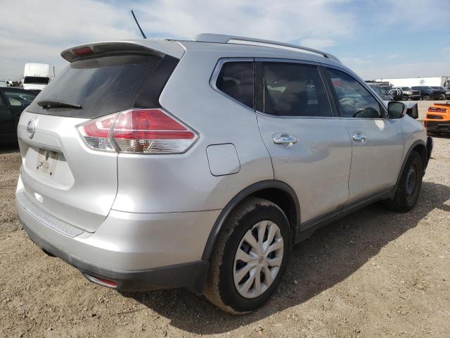 KNMAT2MTXGP709452 - 2016 NISSAN ROGUE S SILVER photo 3